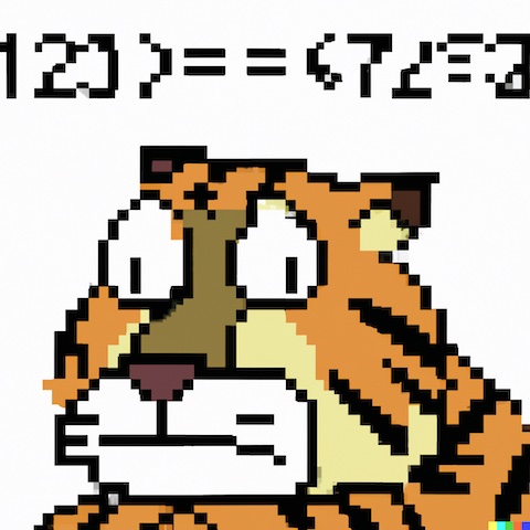sad tiger